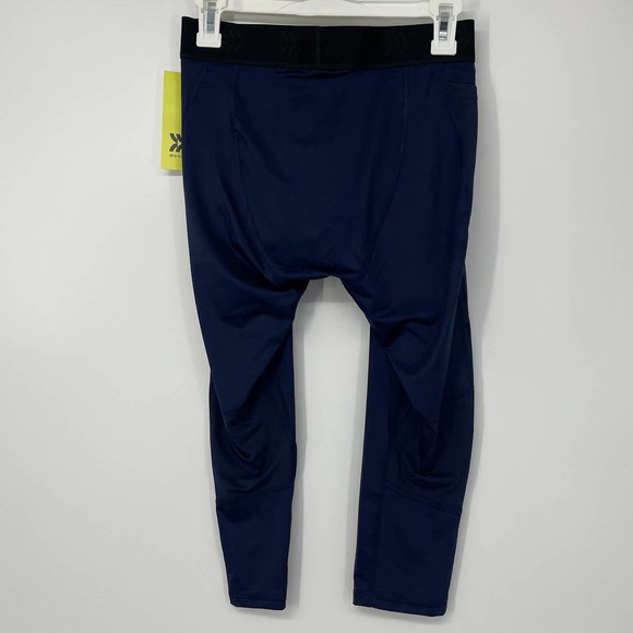 ALL IN MOTION MEN’S FITTED MOISTURE WICKING MID CALF LEGGINGS MEDIUM - Picture 2 of 3